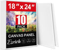 ESRICH Canvas for Painting 18x24 Inch, 10 Pack Canvas Boards for Painting by ESRICH