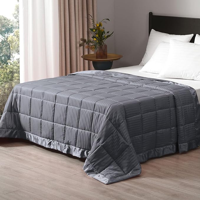 downluxe Weighted Blanket King Size, 18 lb Weighted Blanket by Downluxe