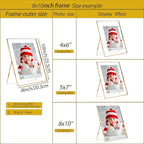 Gold 8x10'' Floating Frame Set of 2, - Image 3