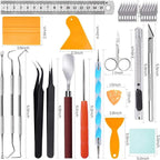 SHARKOOO 35 PCS Weeding Tools for Vinyl, Precision Craft Tools Set for Weeding - Image 6