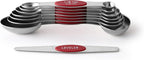 Spring Chef Red Stainless Steel Magnetic Measuring Spoons Set of 8 - Image 8