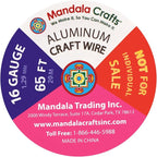 Mandala Crafts 16 GA Gold Blue Purple Assorted Anodized Aluminum Craft Wire | - Image 3