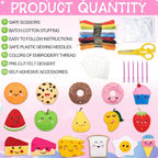 ZOIIWA 16 Sets Food Themed Sewing Kit - Image 3