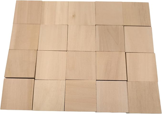 20PCS Basswood Carving Blocks, Whittling Wood Carving Kit, Unfinished Wooden by Unknown