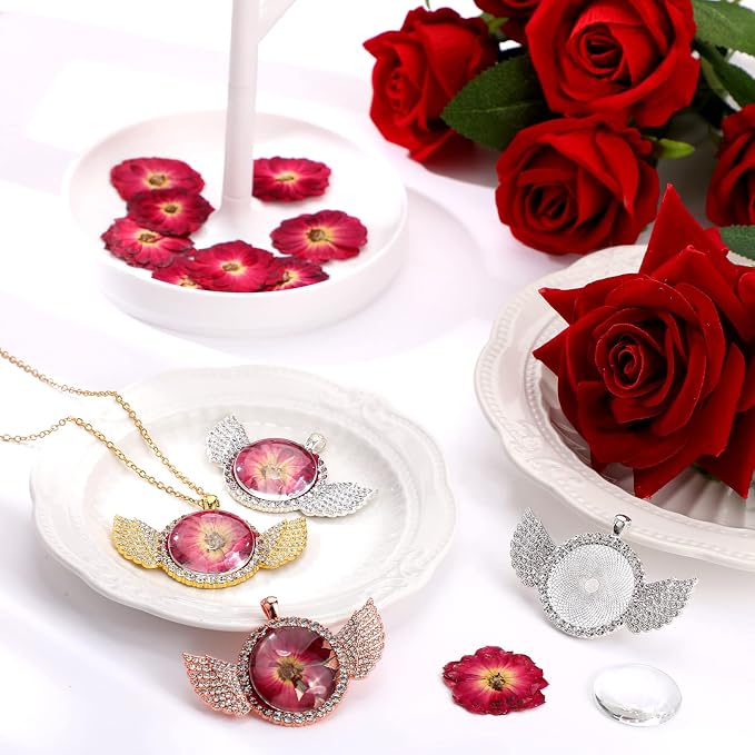 Woanger 100 pcs Dried Pressed Flowers Small Dry Flowers Real Natural Resin - Image 7