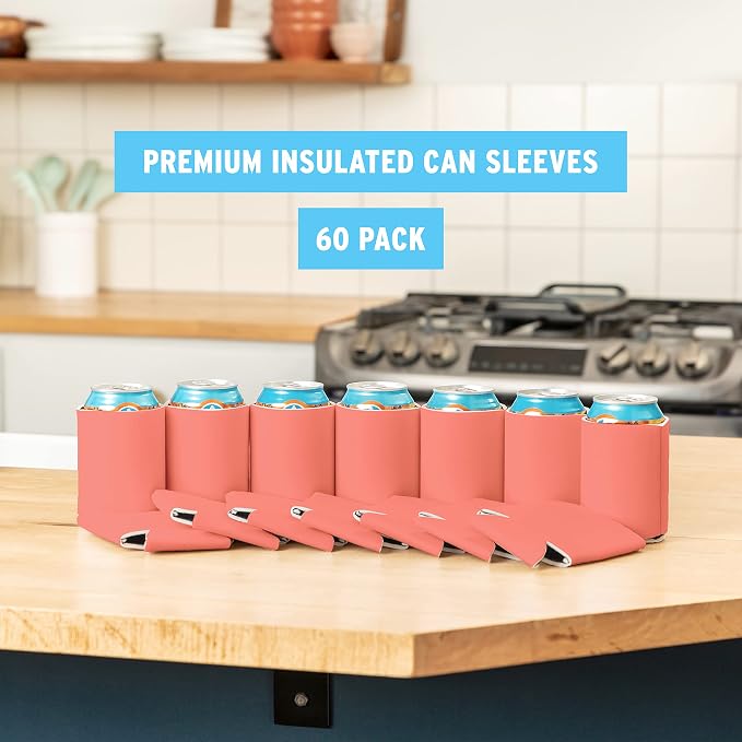 Blank Beer Can Cooler Sleeves Soft Insulated Beer Can Coolies - Image 6