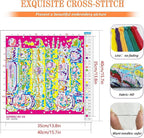 KYOQFVN Cross Stitch Stamped Kit - Image 2
