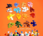 Lanyani 800 Pieces Triangle Mosaic Tiles Stained Glass 5/8 inch- Assorted Colors - Image 4