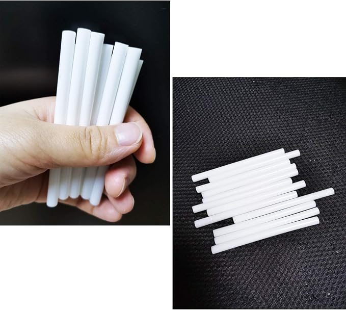 HUIHUIBAO 12 PCS Colored Hot Glue Sticks, Mini Hot Melt Adhesive Glue Stick - Image 3