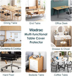 Thicken Clear Vinyl Table Pad Protector 16x42 Plastic Table Cover Desk - Image 6