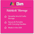 ArtBin 6815AG Mini Sidekick Carrying Case, Portable Art & Craft Organizer - Image 6