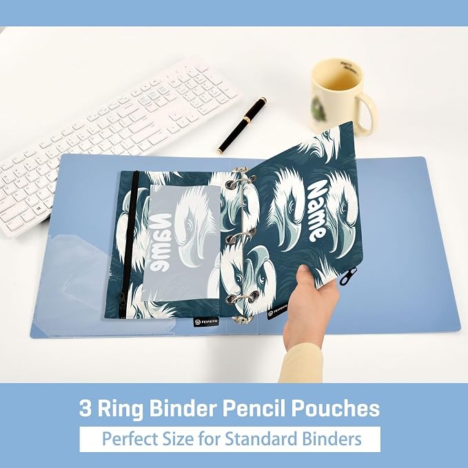 Custom Eagles Head Pencil Pouch - Image 4