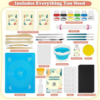 UHAPEER Air Dry Clay Kit for Adults, Pottery Set for Beginners - Image 2