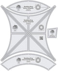 Creative Grids Double Wedding Ring templates Quilt Ruler – CGRDWR – Made in USA by CreativeGrids