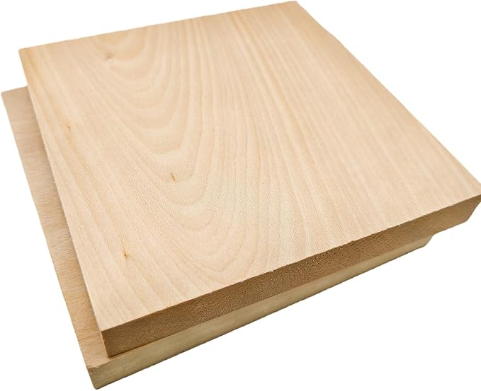 2PCS Unfinished Basswood Blocks - Image 6