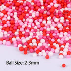 CCINEE 80000 Pieces Foam Balls Slime Supplies Colorful Foam Beads 2-3mm - Image 3