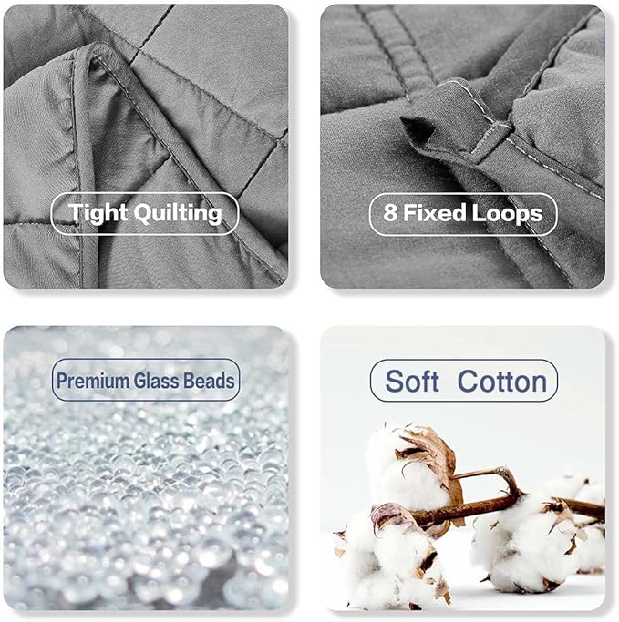 RJOP Weighted Blanket 20lbs 60"x80", Weighted Blankets - Image 5