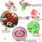 8 Pack Diamond Art Coasters, Rose Flowers Diamond Painting Coasters Kits | - Image 3