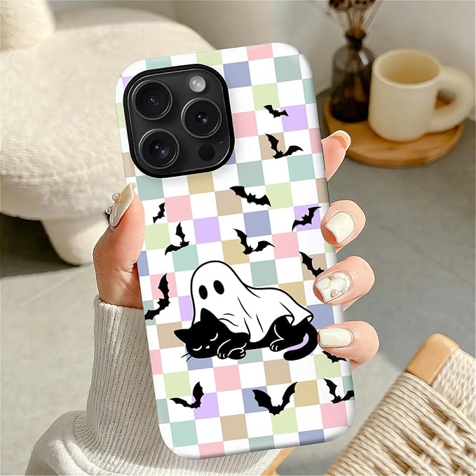 Case for iPhone 15 Pro, Scratch Resistant Hybrid Double Layer Hard Shell，Ghost - Image 6