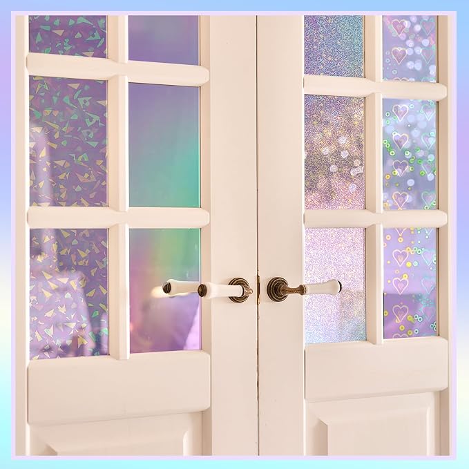 Clabby 36 Sheets Holographic Sticker Paper A4 Vinyl Holographic Laminate Sheets - Image 4