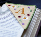 Personalized Embroidered Corner Mark, 4 Pack, Finished Initial Felt Bookmark - Image 6