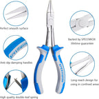 SPEEDWOX 6 Inches Long Reach Slimline Flat Nose Pliers - Image 3