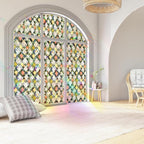 Window Privacy Film, Stained Glass Decorative Static Cling UV & Heat Blocking - Image 6