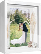 8.5x11 Shadow Box Frame Display Case by TOUYINGER