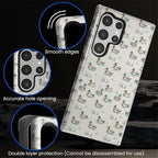 for Samsung Galaxy S24 Ultra Case, Cute Duck Pattern Glossy 2 in 1 Shockproof - Image 5