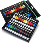 Ohuhu Oil Paint Set, 24 Oil-Based Colors, 12ml/0.42oz x 24 Tubes Non-Toxic Oil - Image 2