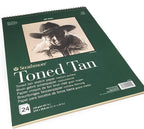 Strathmore 400 Series Wire Bound Toned Sketch Pad, 80 lb. Paper, 11 X 14 inches - Image 3