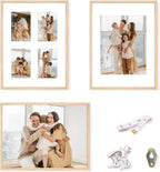 12x16 Picture Frame, OAK Wood Photo Frame 8.5x11 by ATOBART