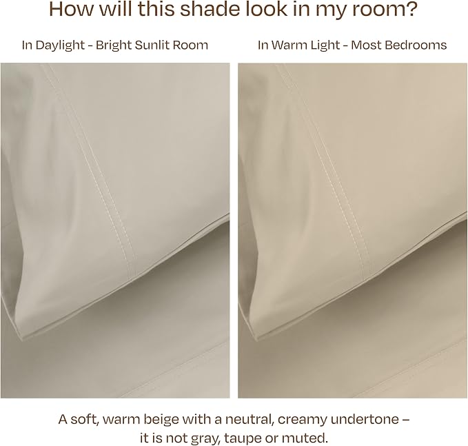 California Design Den 100% Cotton King Pillow Cases Set of 2, 800 Thread Count - Image 5