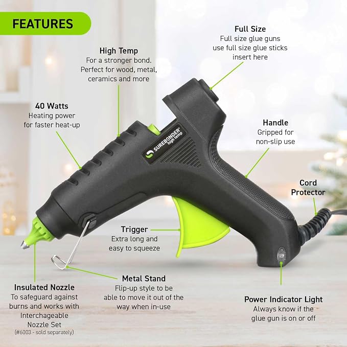 Surebonder High-Temp 40W Hot Glue Gun Kit - Image 3