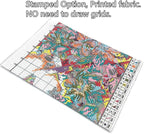 Awesocrafts 4 Pack Cross Stitch Kits, Four Seasons Easy Patterns Cross - Image 6