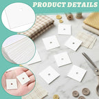 1000 PCS 1" Square Paper Piecing Templates, Quilting Templates Accessories - Image 3