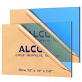 Blue Acrylic Sheet 12" x 16" x 1/8", ALCCIFI Cast Plexiglass Sheets by AcrylicSheets
