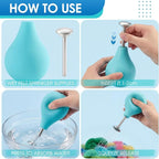 2 Set Wet Felting Tools Supplie Ball Sprinkler Brauser and Fulling Block | Wet - Image 4