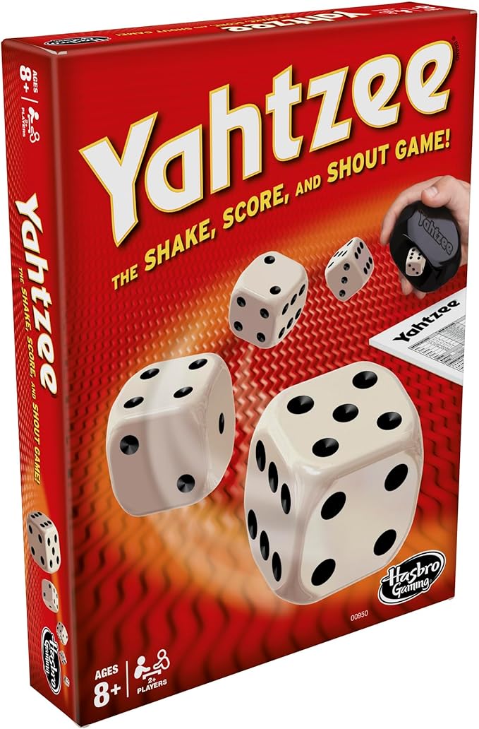Hasbro Gaming Yahtzee Game, Fast-Playing Dice Games - Image 4