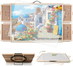 BuilderButler 2000 Pieces 2-in-1 Tilting & Rotating Puzzle Board – Portable - Image 7