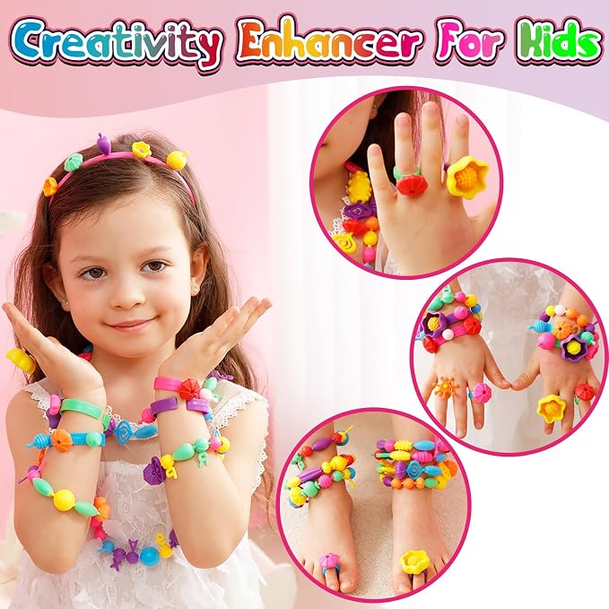 FUNZBO 650pcs Pop Beads - Image 5