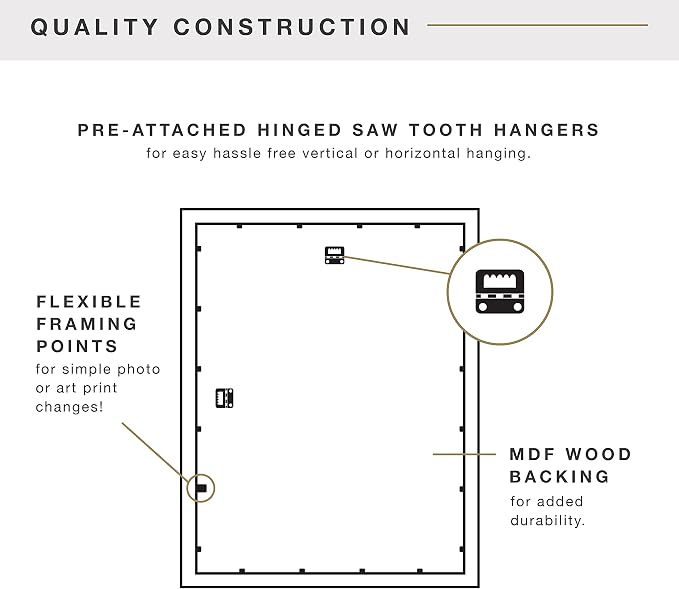 MCS 20x30 Puzzle Frame for Finished Puzzles, Natural Woodgrain Vertical & - Image 4