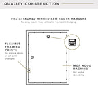 MCS 20x30 Puzzle Frame for Finished Puzzles, Natural Woodgrain Vertical & - Image 4
