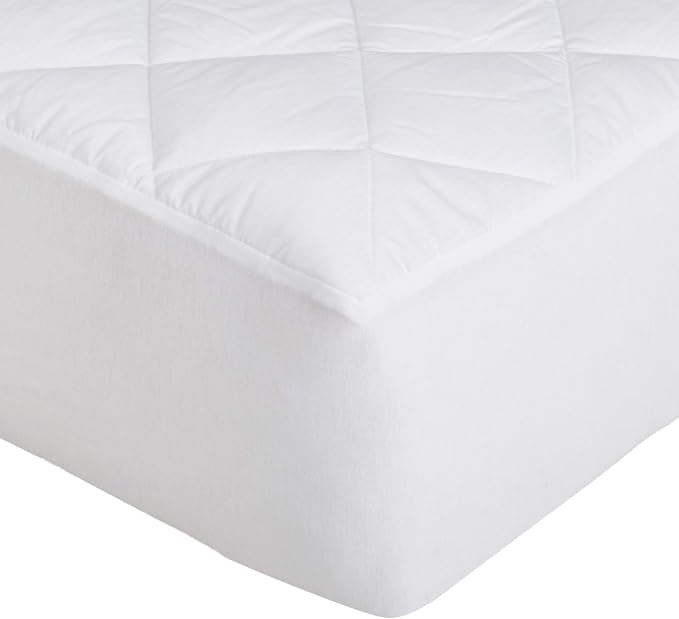 Amazon Basics Hypoallergenic Quilted Mattress Topper Pad, 18 Inches Deep - Image 4