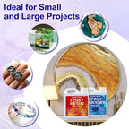 JANCHUN Crystal Clear Epoxy Resin Kit 72oz, Bubble-Free, Anti-Yellowing - Image 5