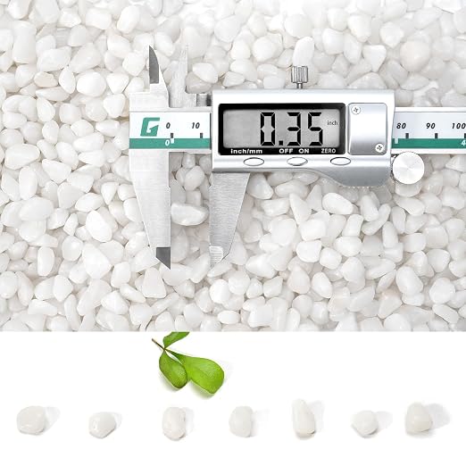 5 lb Jade Pebbles for Indoor Plants, 3/8 Inch Polished Decorative Pebbles for - Image 2