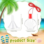 Sliner 180 Pcs Sand Art Kits Includes Shell Bottles, Colored Sand, Mini Funnels - Image 2