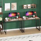 PayLessHere | 39 Inch Computer Desk | Brown | Office Desk - Image 2
