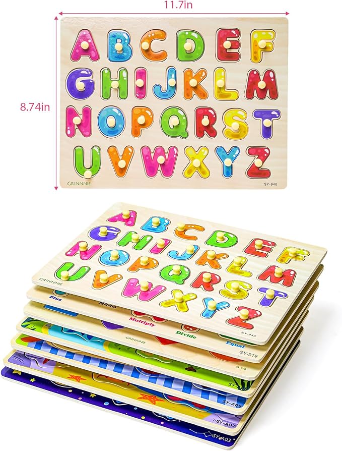 GRINNNIE Toddler Puzzle for 2 3 4 Years Old, Preschool Learning Puzzles Toy - Image 7