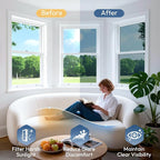 rabbitgoo One Way Privacy Window Film Window Tint - Image 3